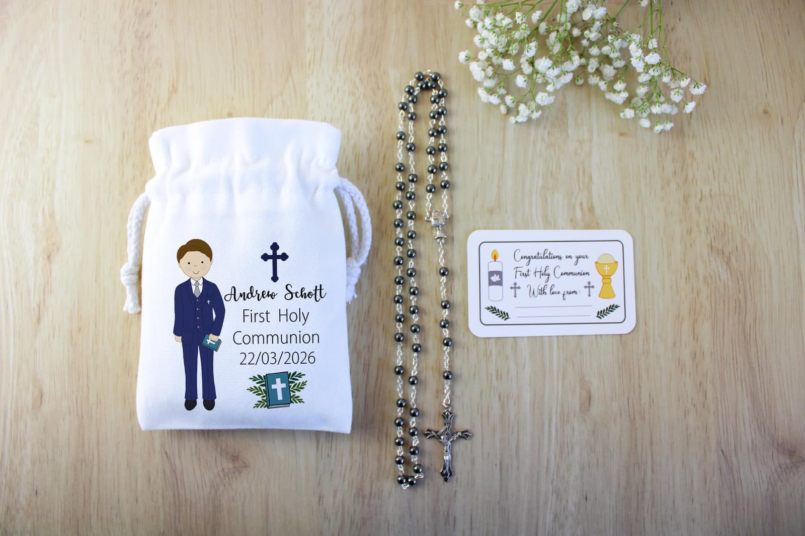 Set de regalo religioso para Primera Comunión, foto 16