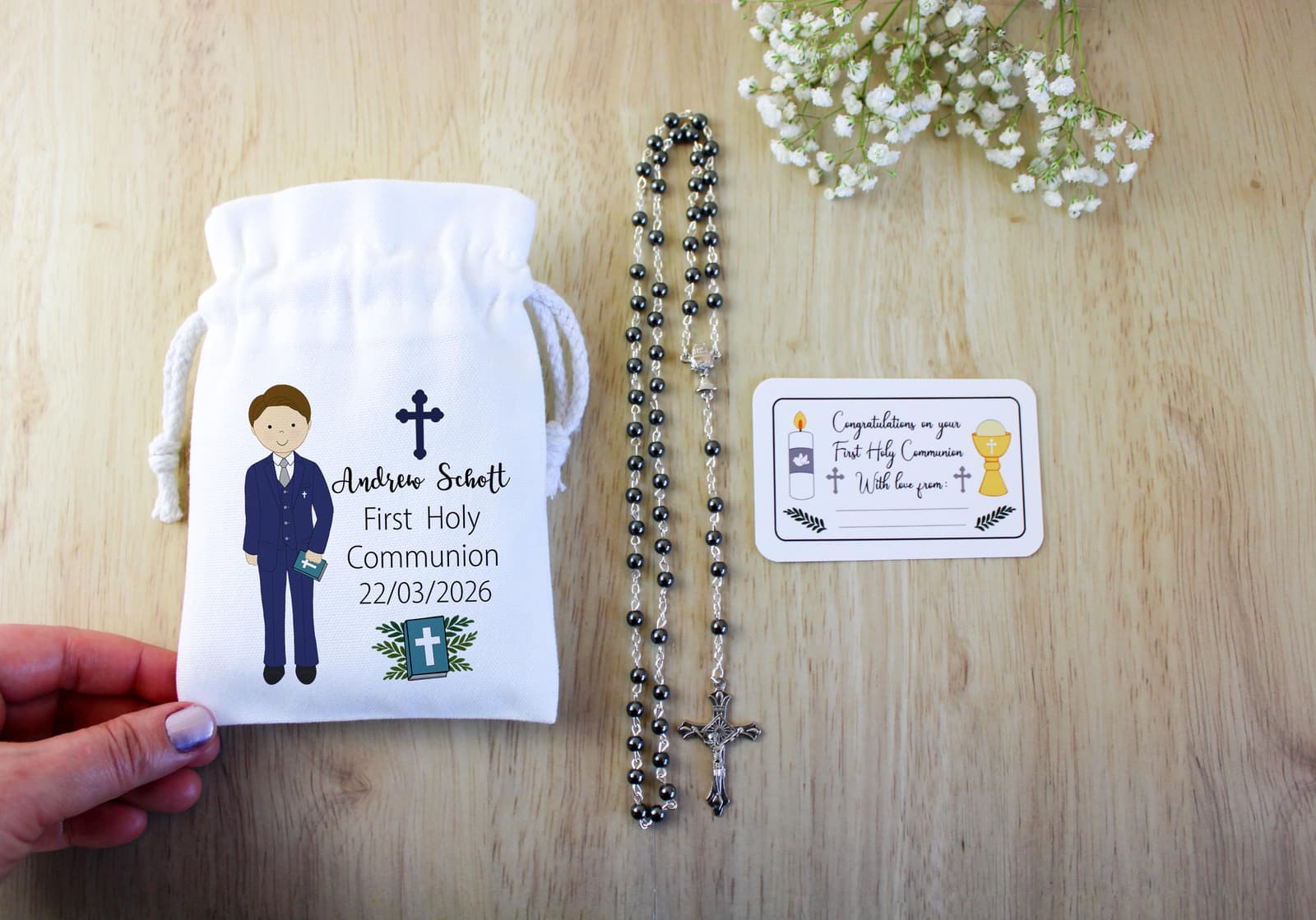 Set de regalo religioso para Primera Comunión, foto 9