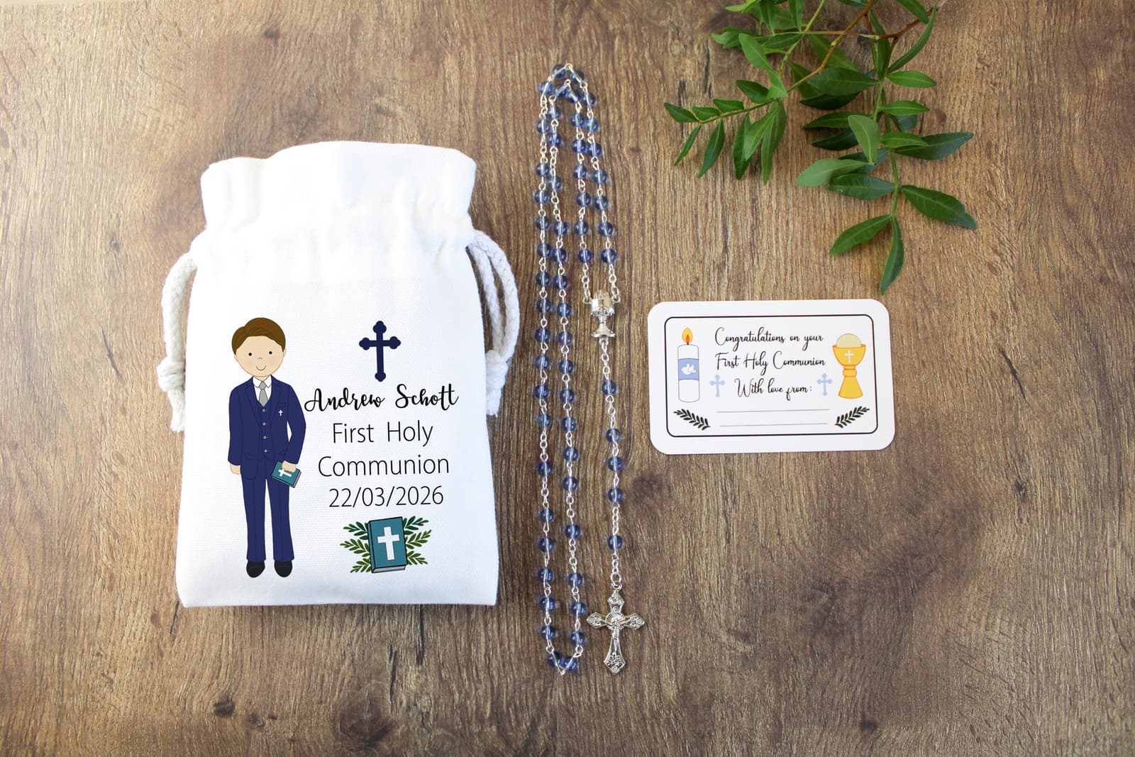 Set de regalo religioso para Primera Comunión, foto 11
