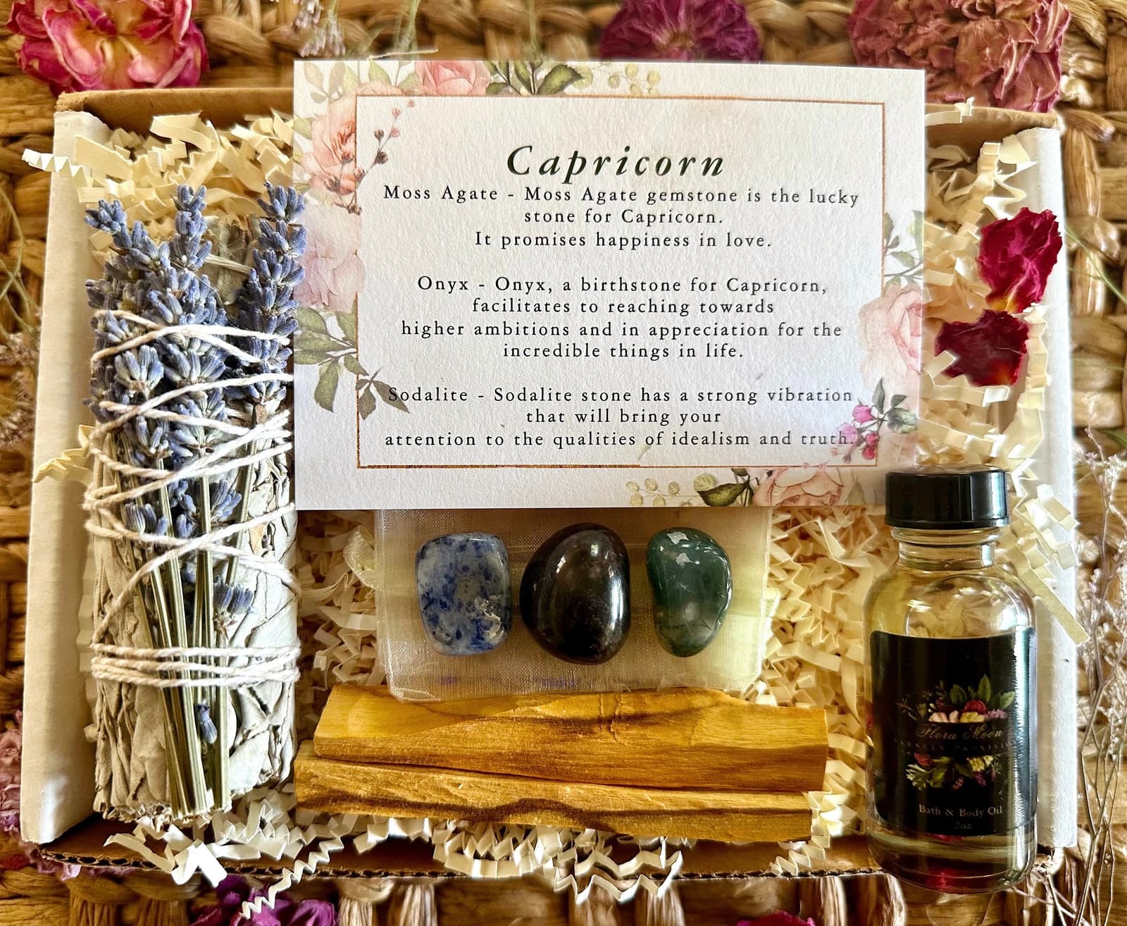 Caja de regalo mística para capricornio