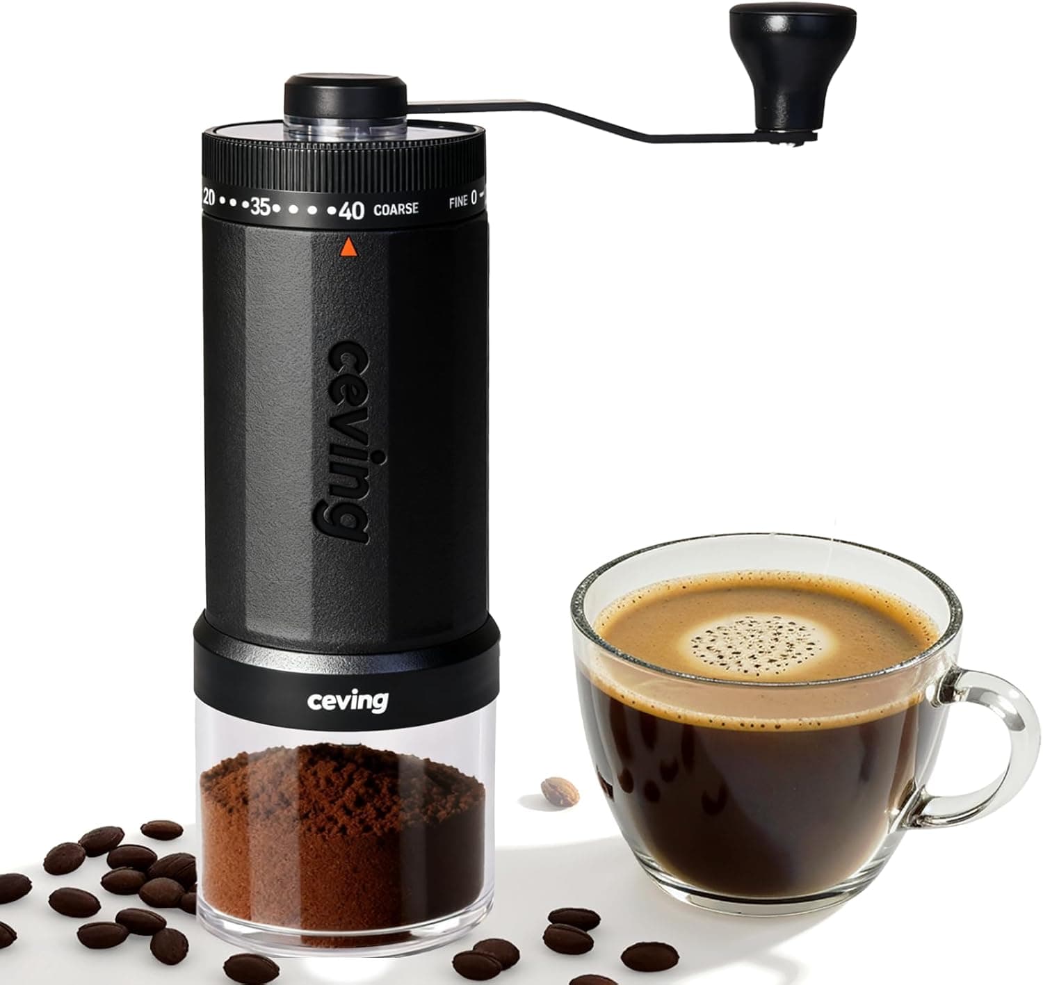 Molinillo de café manual de gran capacidad