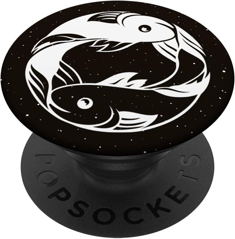 PopSocket con el diseño del signo Piscis