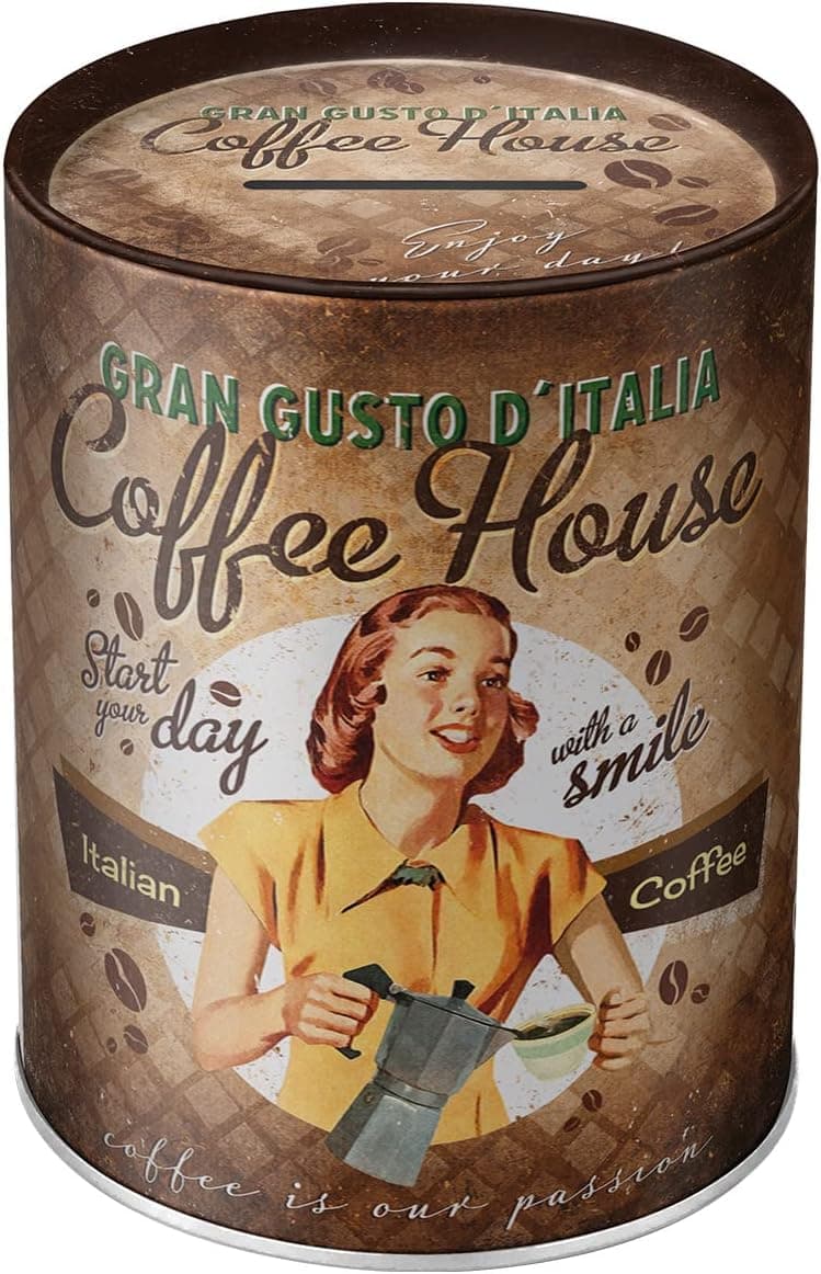 Hucha retro Coffee Fund de Nostalgic-Art