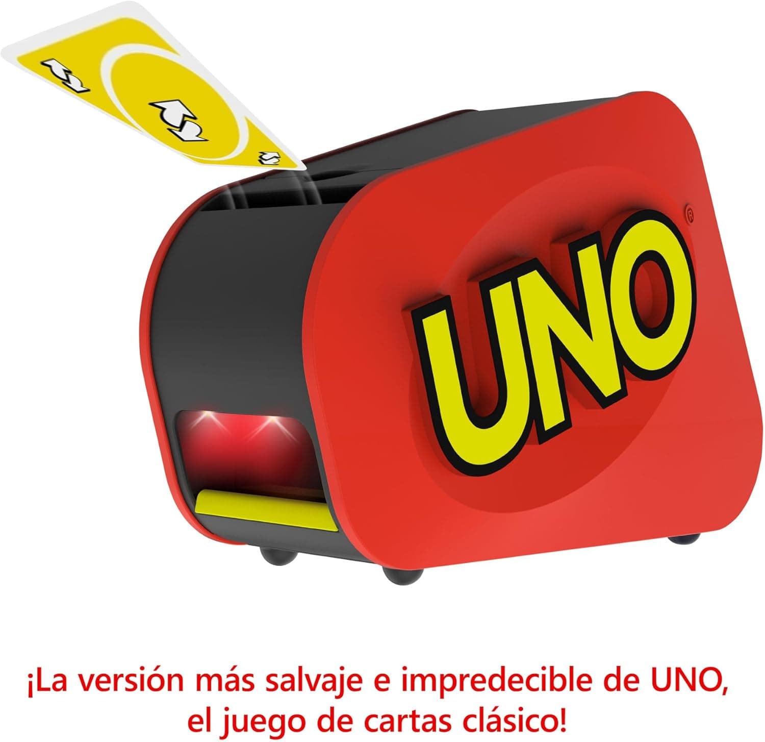 Cartas de UNO Extreme repartidas junto al lanzador