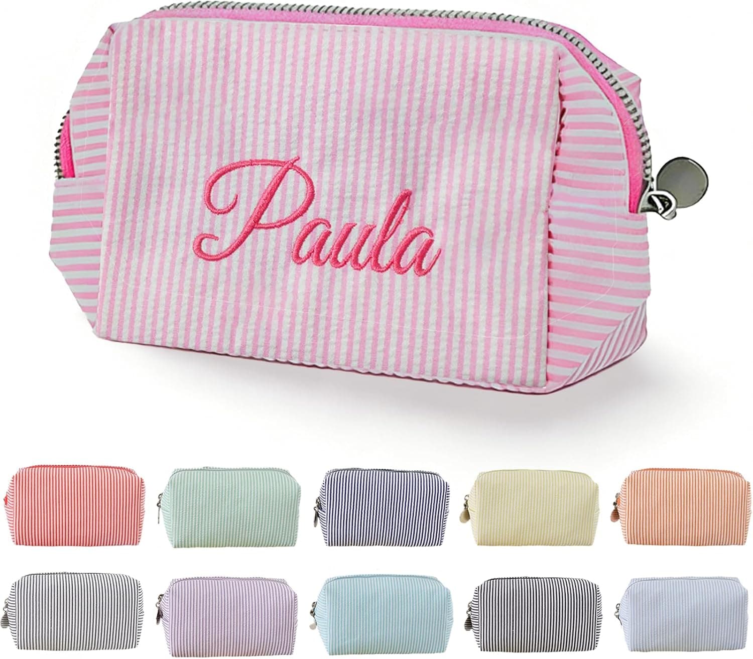 Neceser de viaje personalizado con nombre bordado