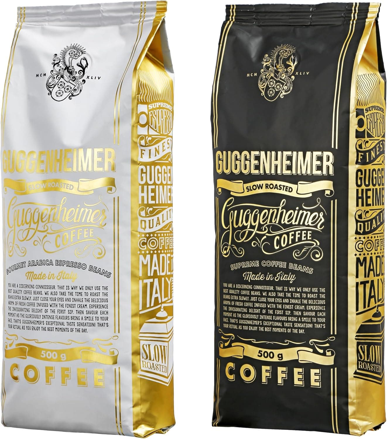 Pack de café en grano de baja acidez de 1 kg