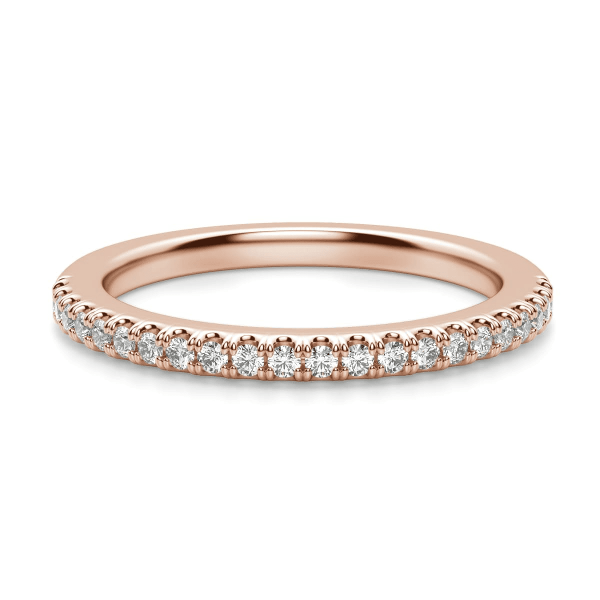 Alianza de Boda Manhattan Petite Diamante de Laboratorio Oro Rosa 585 (14K)