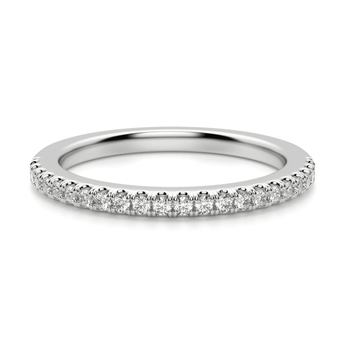 Alianza de Boda Manhattan Petite Diamante de Laboratorio Platino 950