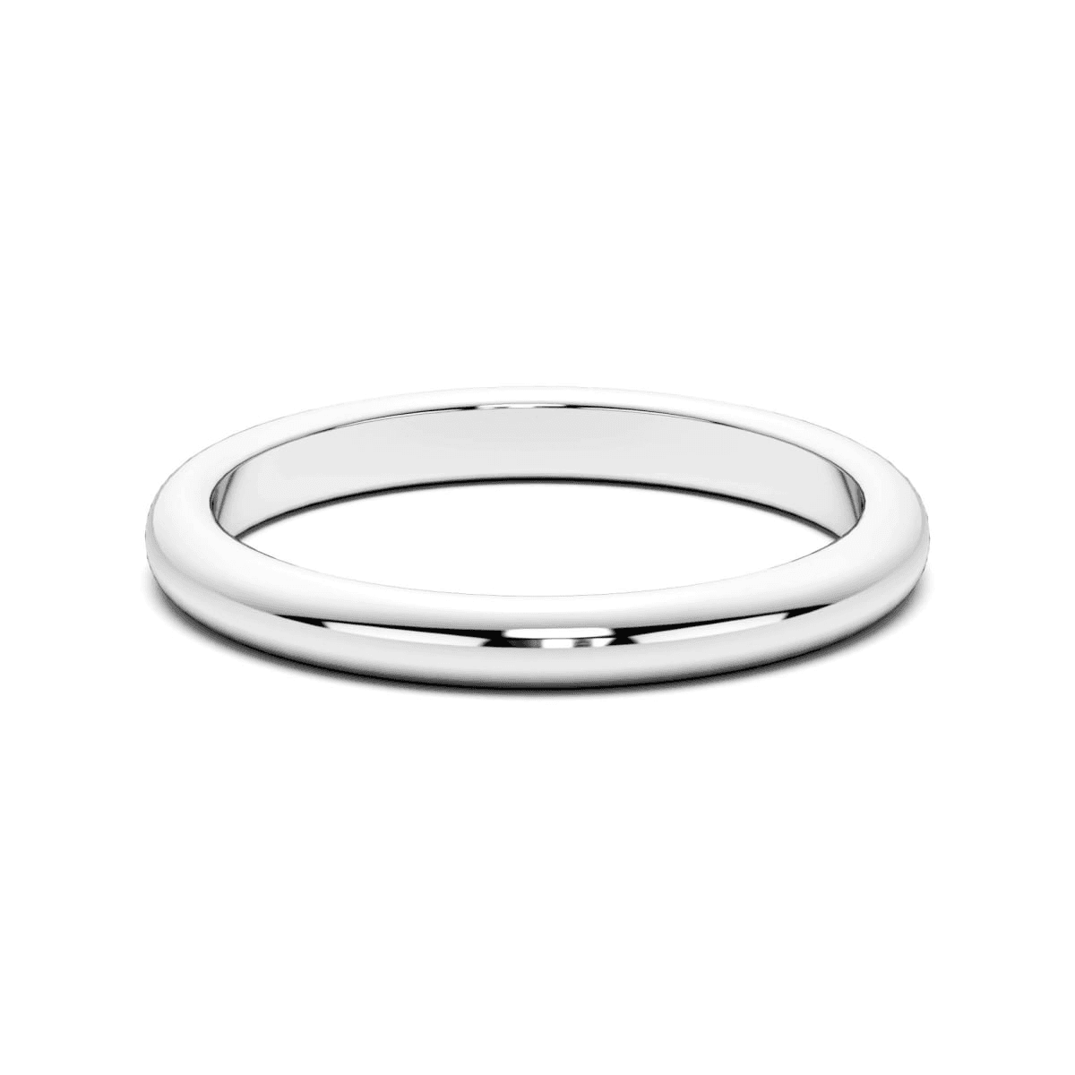 Alianza de Boda Clásica Bali Platino 950