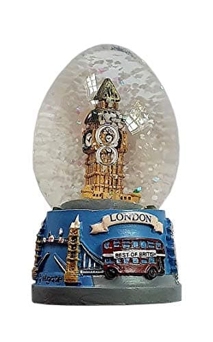 Bola de nieve de recuerdo con el Big Ben de Londres