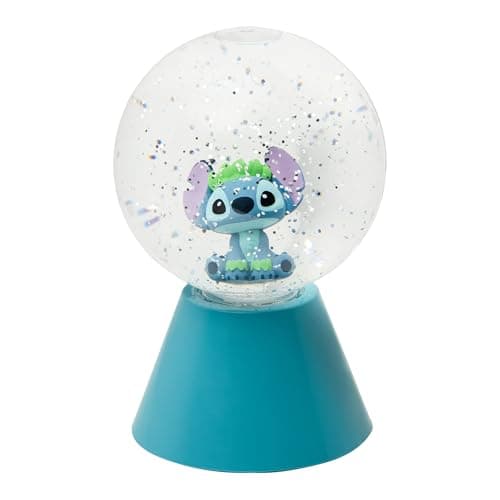 Bola LED de Lilo y Stitch con luz que cambia de color, tamaño compacto de escritorio