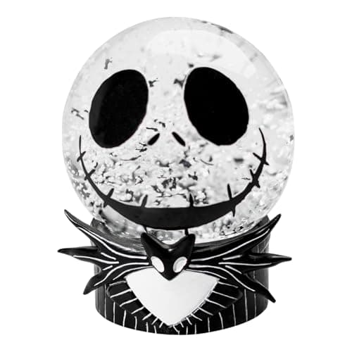 Bola de nieve con la figura de Jack Skellington de Pesadilla Antes de Navidad