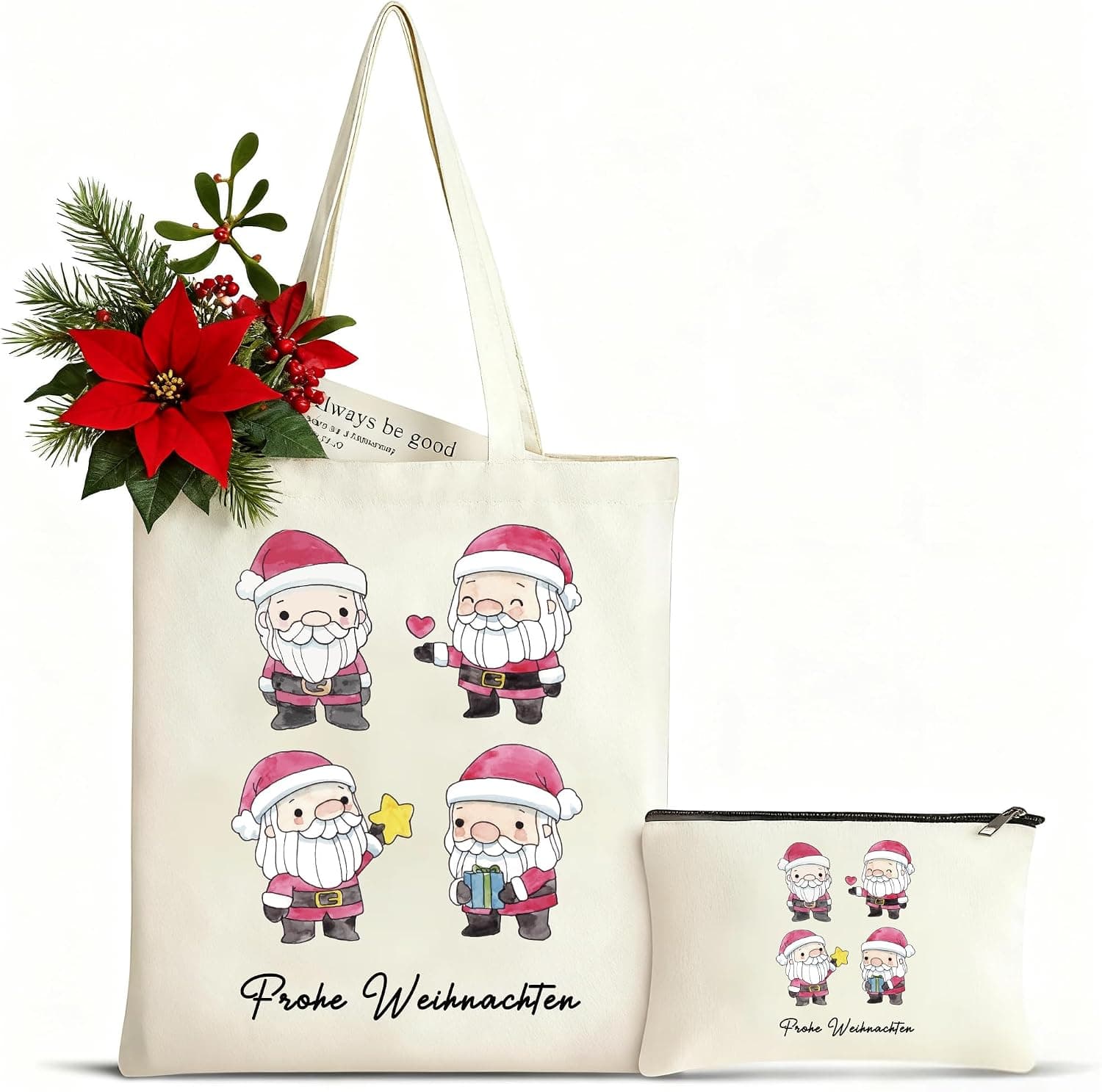 Bolsa de lona con iniciales personalizadas impresas