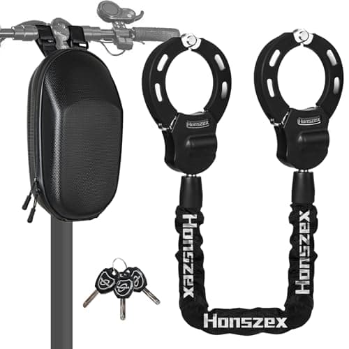 Candado Honszex con forma de esposas para patinete eléctrico