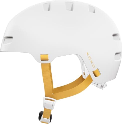 Casco ABUS XOXO en color blanco, estilo skater