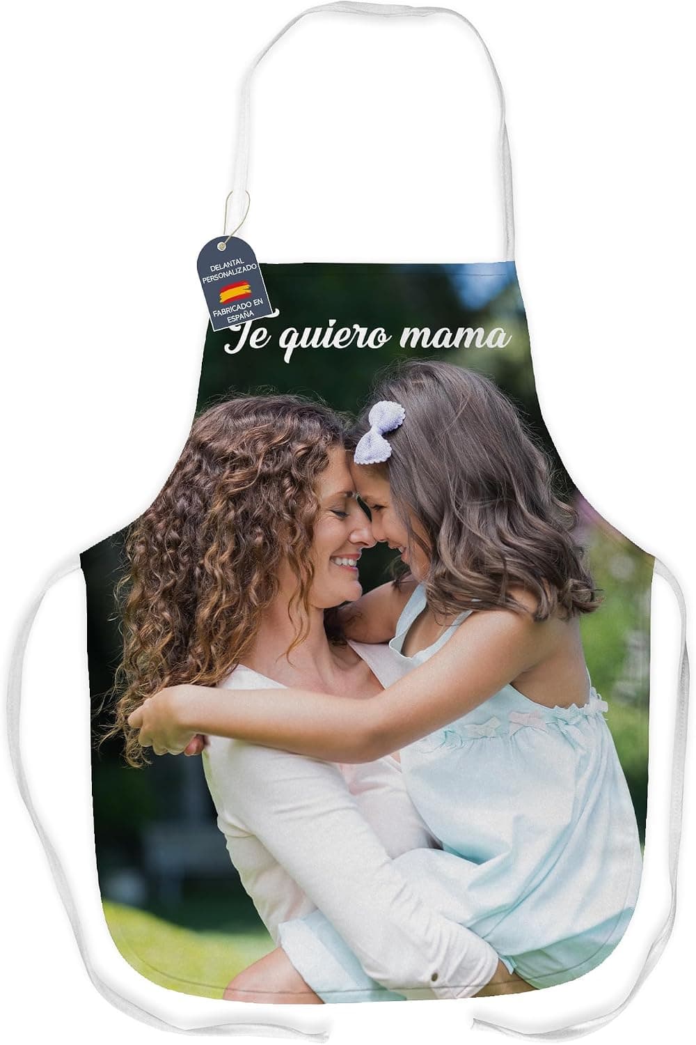 Delantal de cocina personalizado con texto