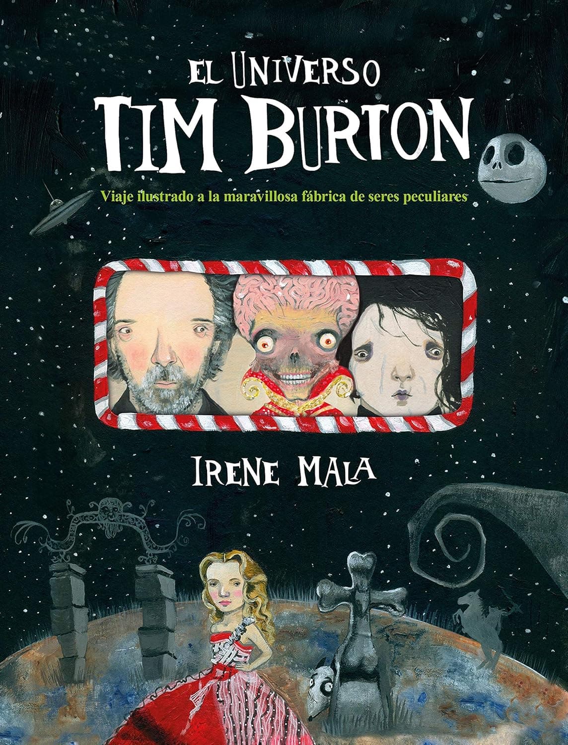 Portada del libro ilustrado El universo Tim Burton