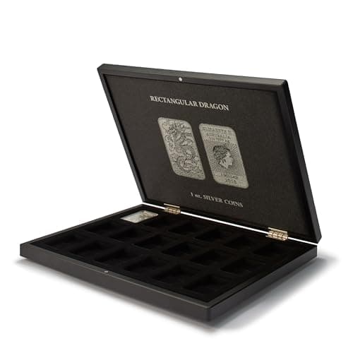 Estuche Leuchtturm Volterra Dragón con aspecto de madera de caoba