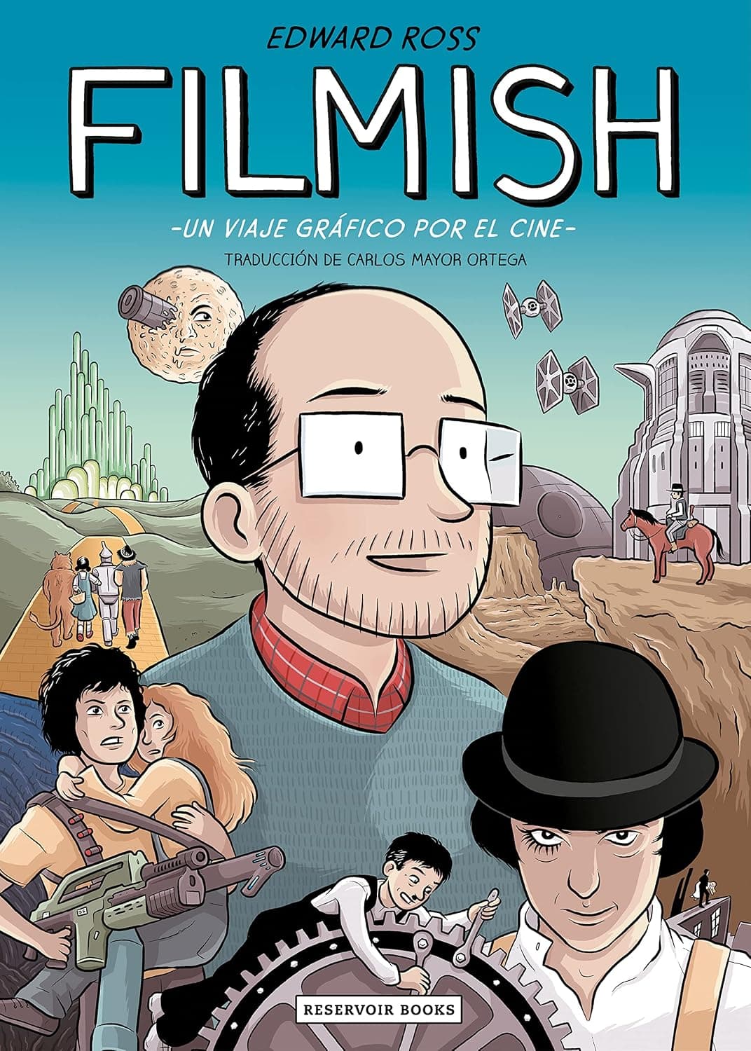Portada de «Filmish», novela gráfica sobre la historia del cine