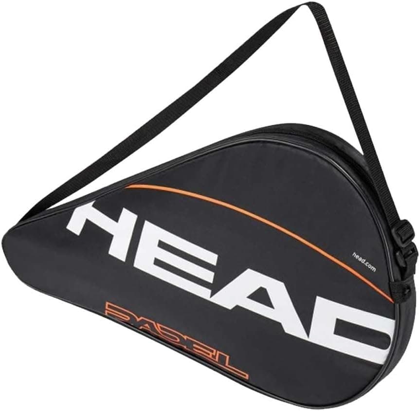 Funda individual acolchada de Head para una pala de pádel, con cremallera y asa