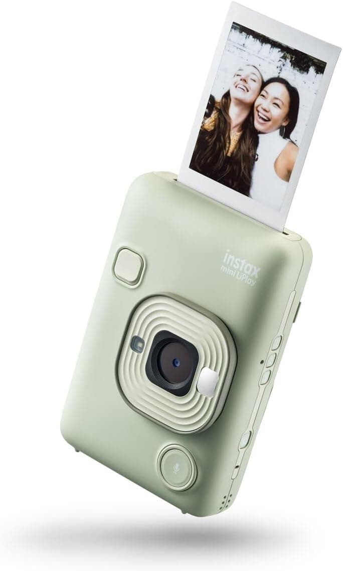 La Instax Mini LiPlay con su pantalla digital trasera visible