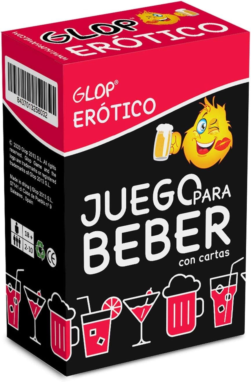 Glop Erótico, juego de cartas para beber, de Glop