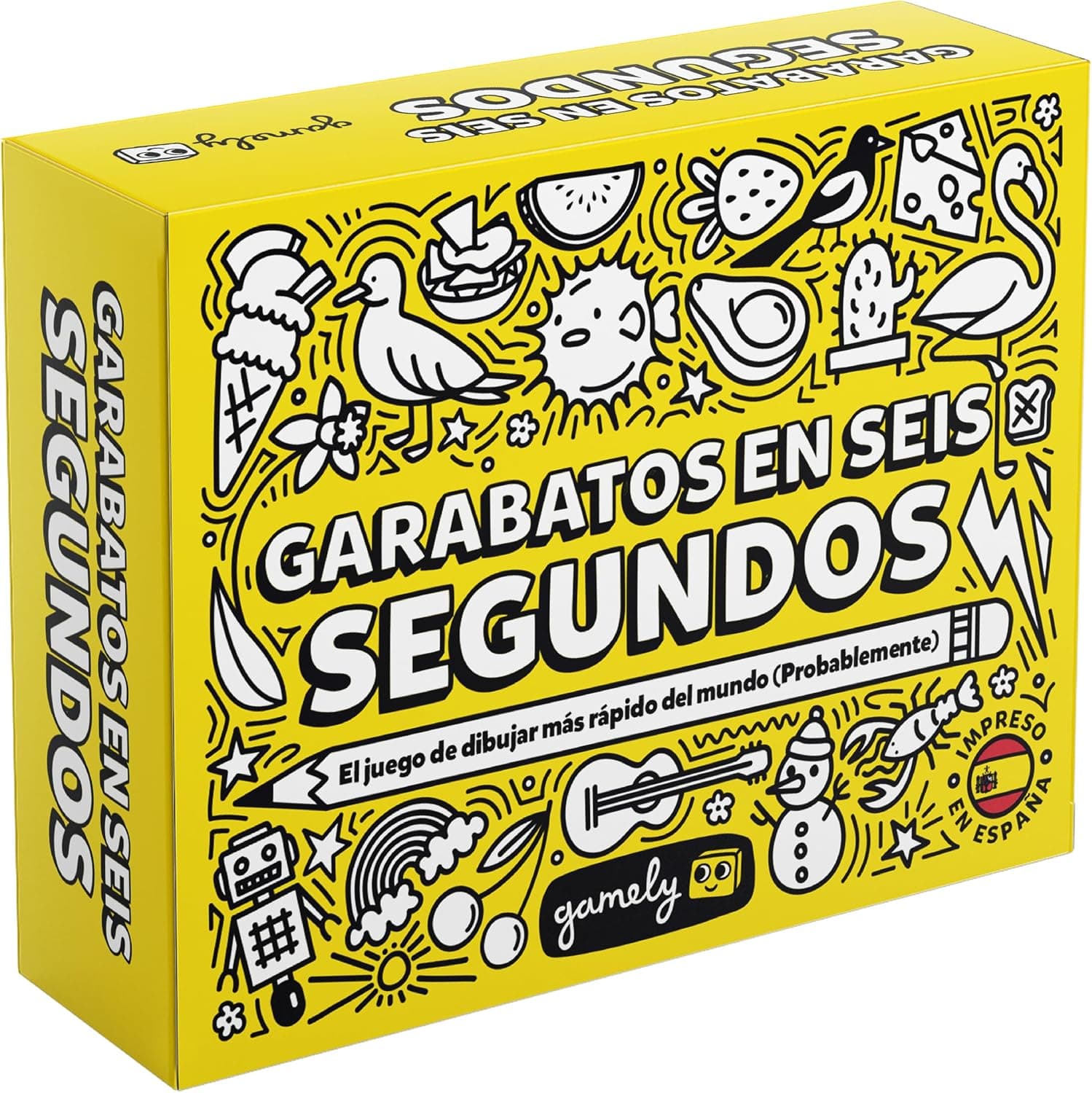 Garabatos en Seis Segundos, juego de dibujo rápido