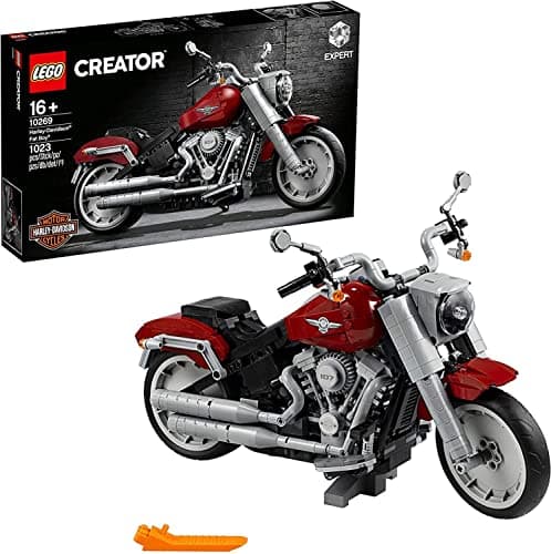 Réplica LEGO de la motocicleta Harley Davidson Fat Boy