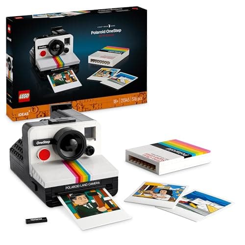 Réplica LEGO de la cámara Polaroid OneStep SX-70