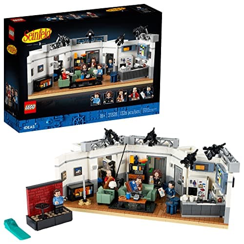 Recreación LEGO del apartamento de Jerry Seinfeld con las minifiguras del reparto