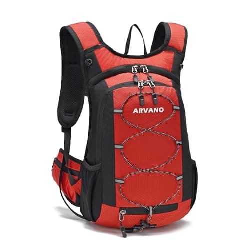 Mochila Arvano de ciclismo en color rojo