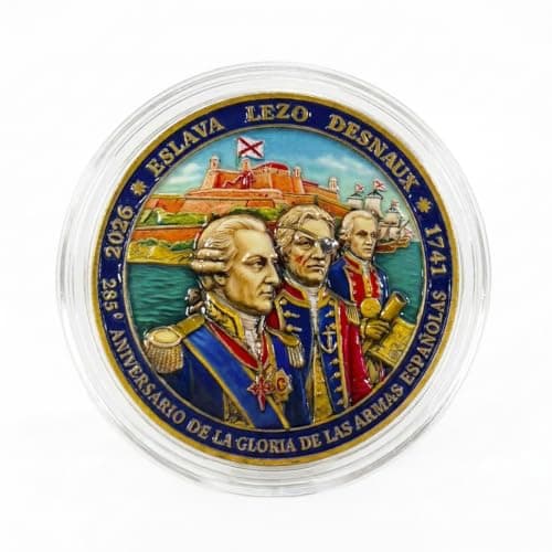 Moneda conmemorativa Blas de Lezo, 285 aniversario