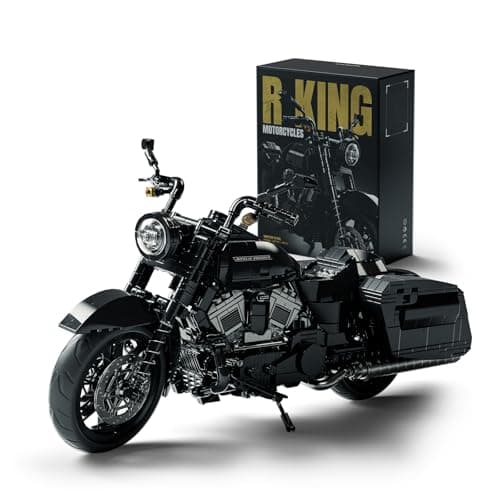 Kit de construcción metálico Nifeliz de moto cruiser