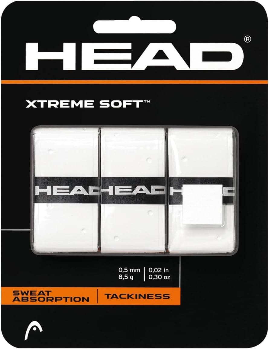 Pack de overgrips Head Xtremesoft para el mango de una pala de pádel