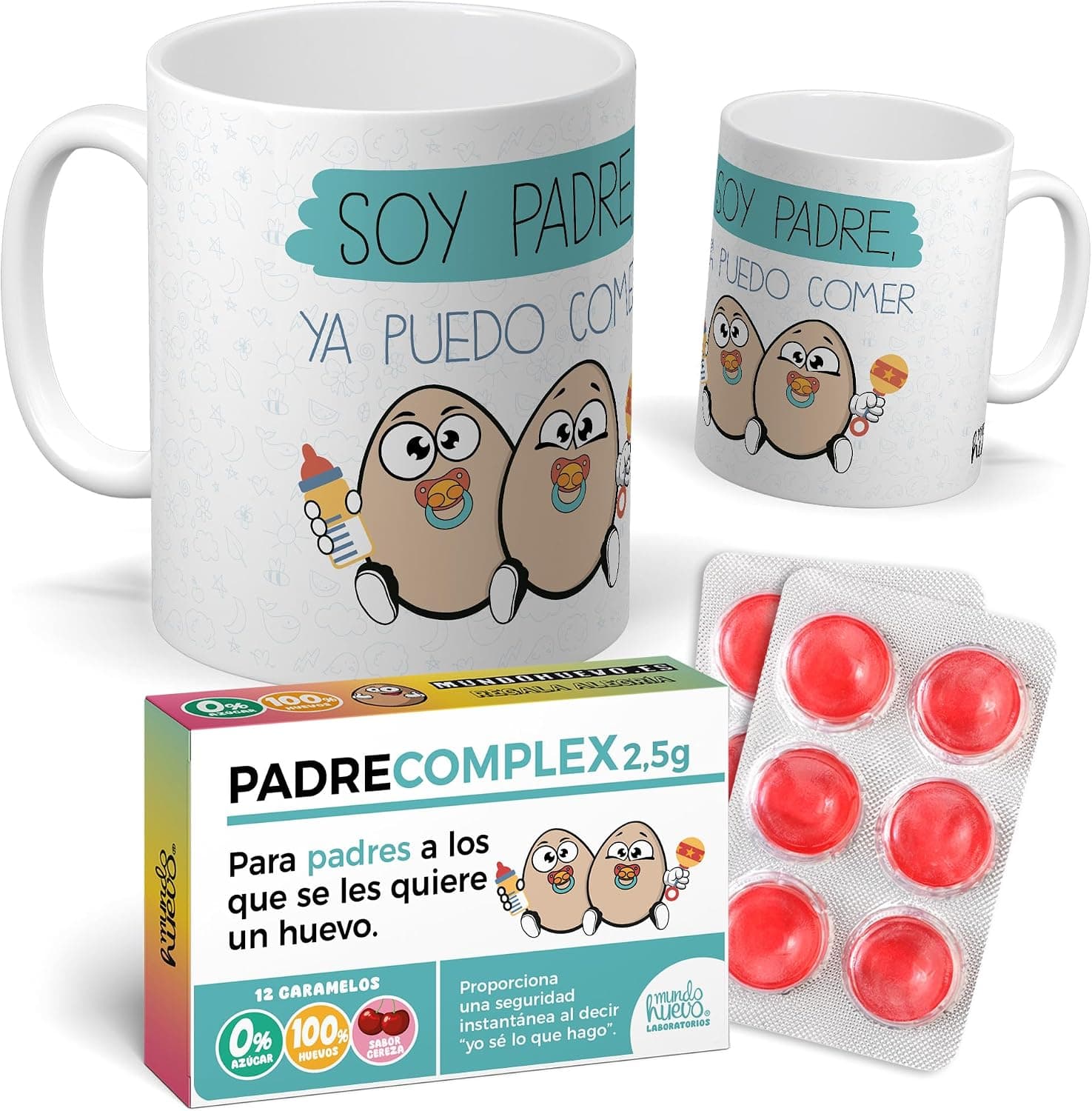 Pack Padre Original con taza y caramelos PADRECOMPLEX