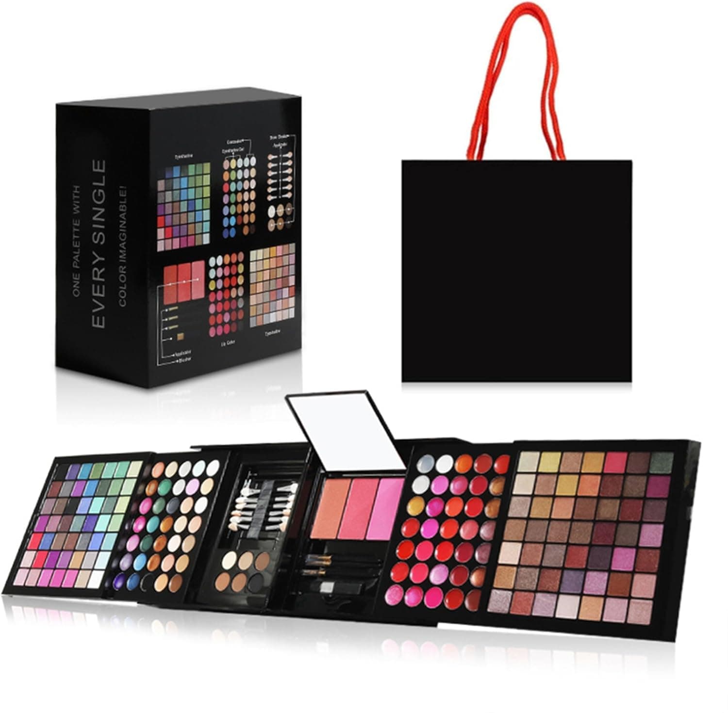 Paleta de 177 colores de sombras de ojos con espejo