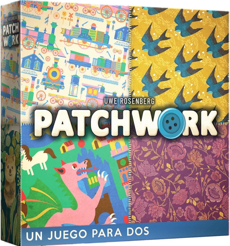Caja de Patchwork de Asmodee, juego de mesa para dos jugadores