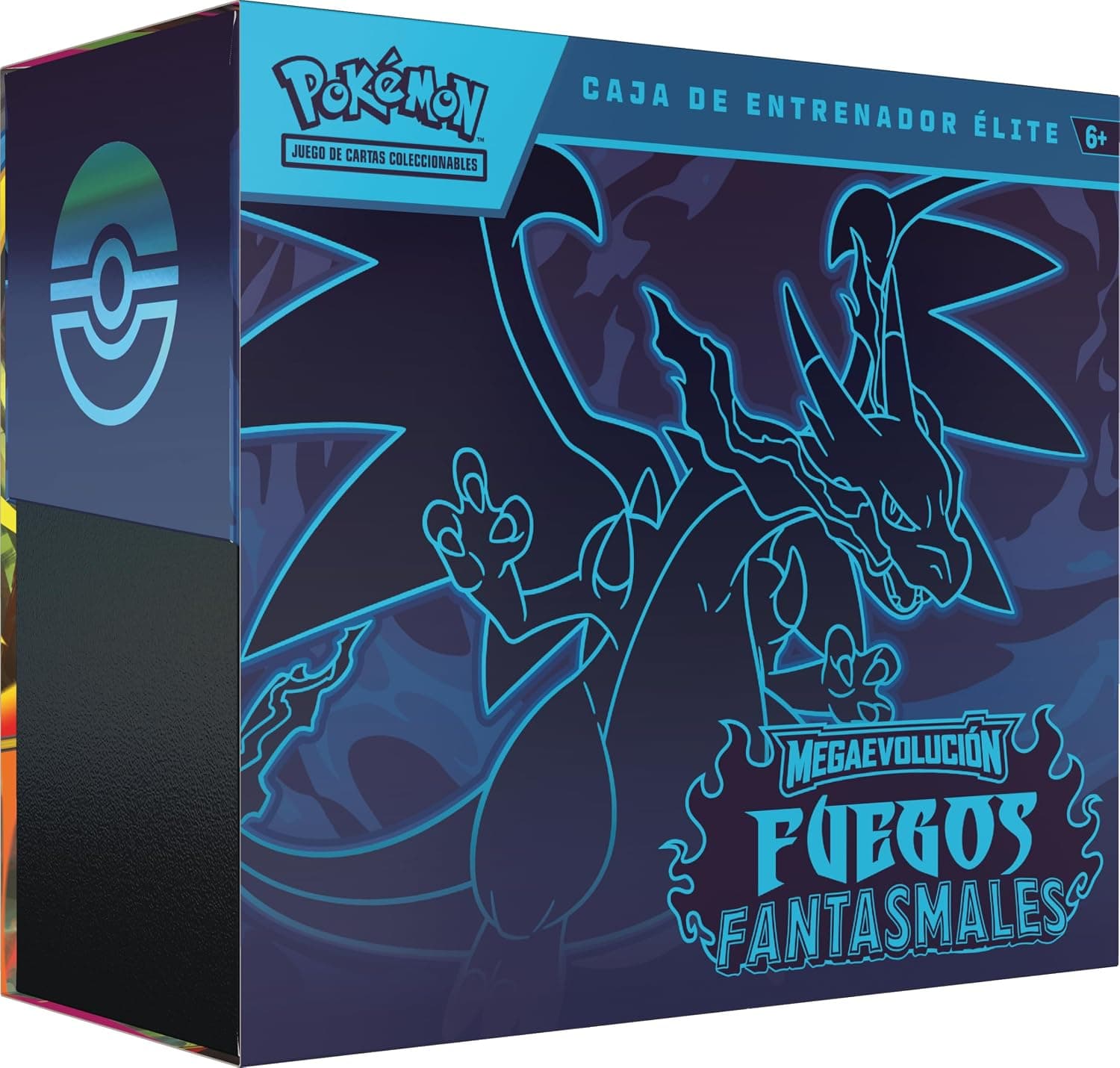 Caja de Entrenador Élite Megaevolución Fuegos Fantasmales cerrada