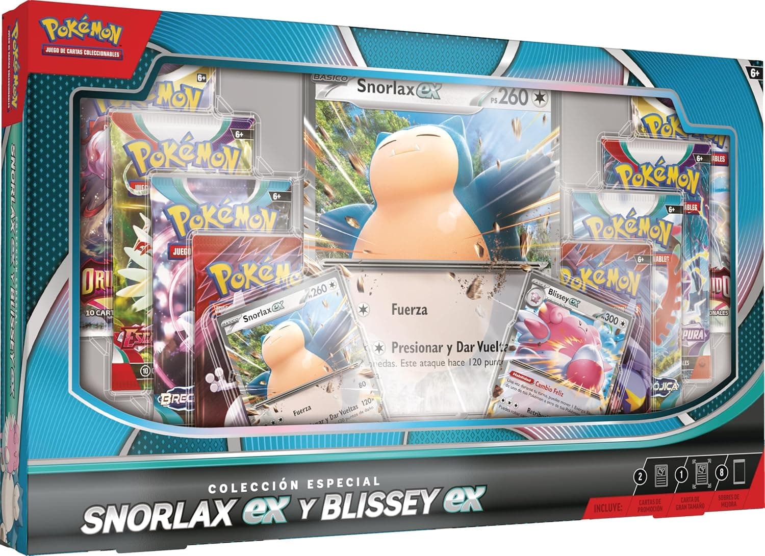 Caja de la Colección Especial Snorlax ex y Blissey ex