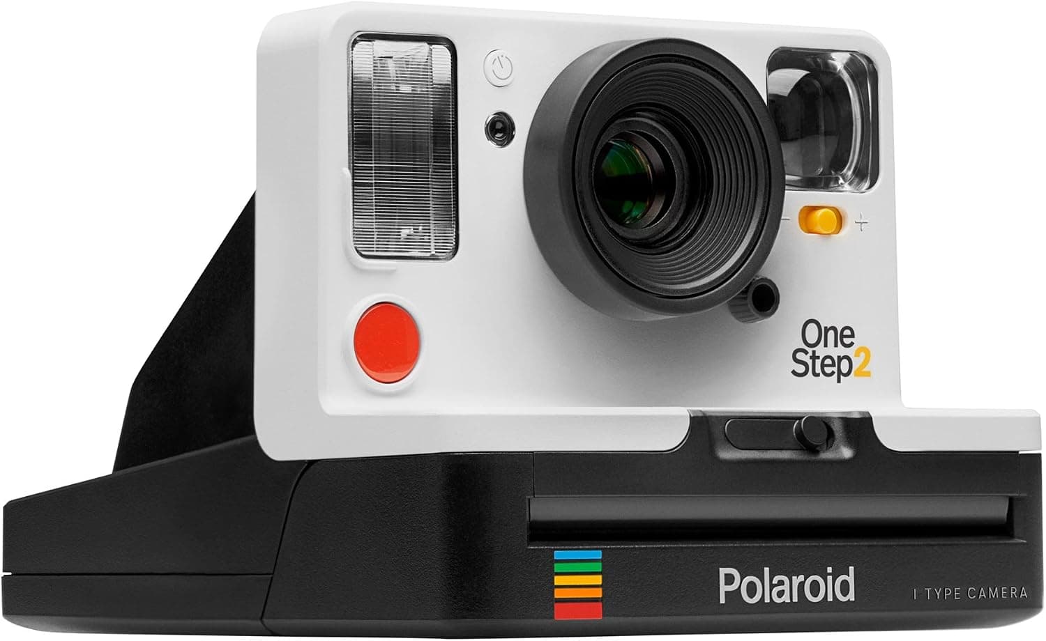 La Polaroid One Step 2 en blanco con su diseño clásico de visor