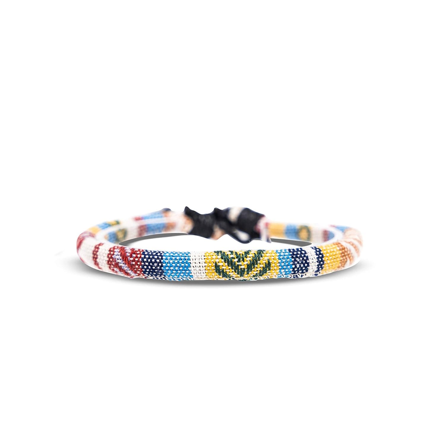 Pulsera de algodón trenzado estilo boho surfer, hecha a mano