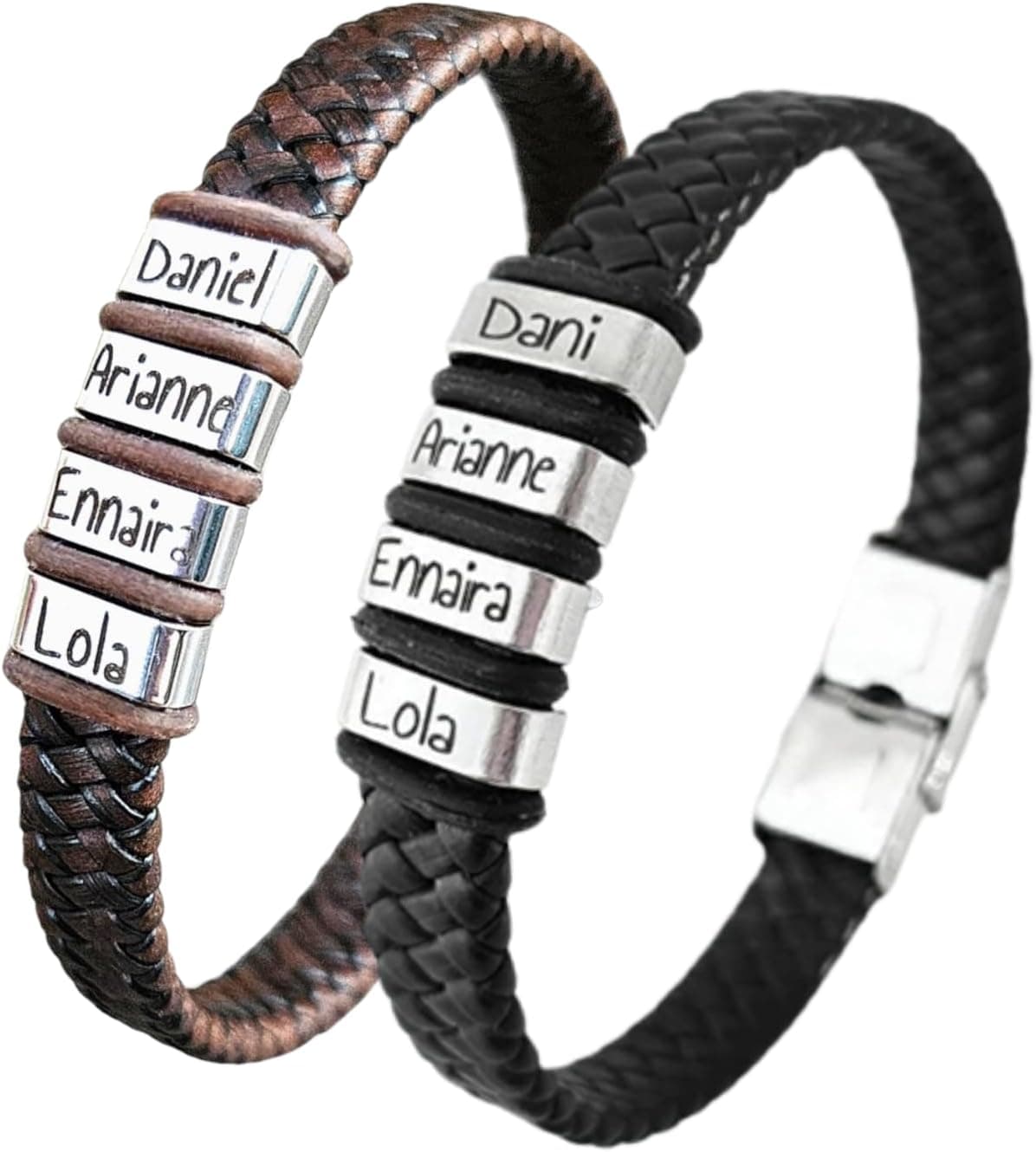 Pulsera con nombre personalizado grabado