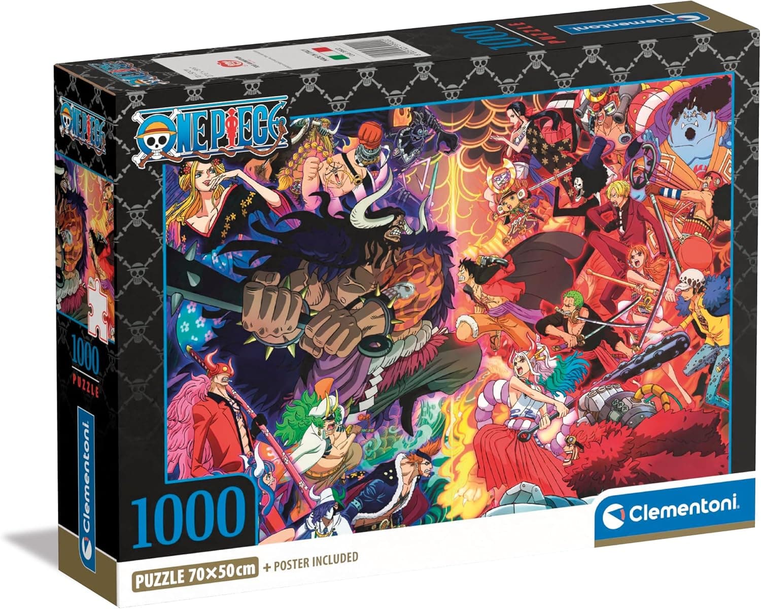 Puzzle de 1000 piezas con la tripulación de One Piece a todo color