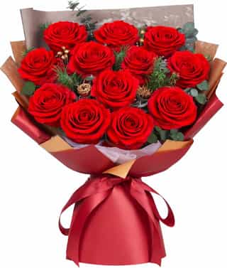 Ramo de 12 rosas eternas ADDWel, para Sant Jordi