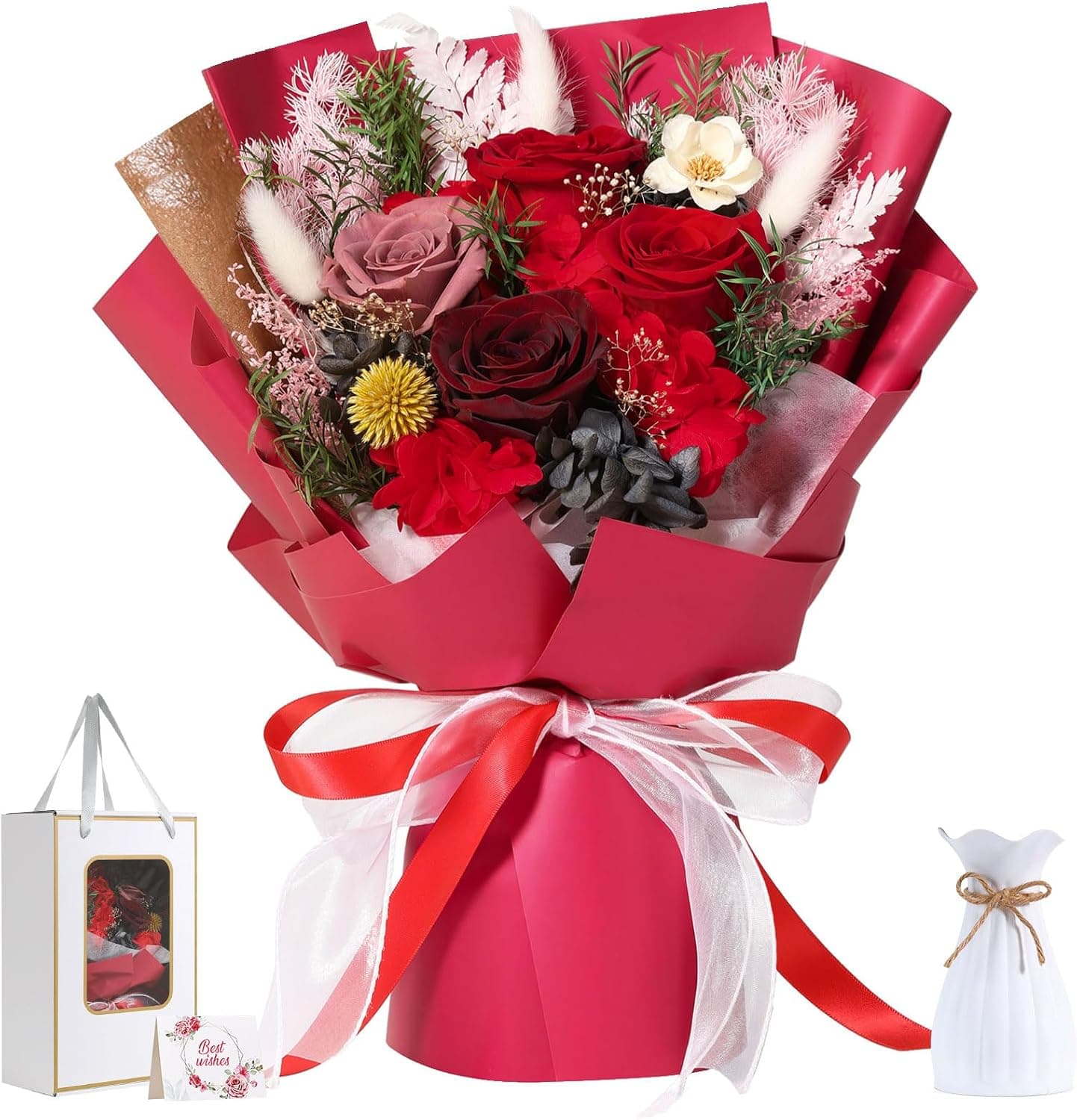 Ramo de rosas eternas Emibele