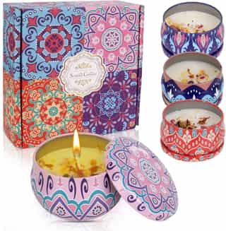 Set de 4 Minivelas Perfumadas de Hierro, YZDZSW
