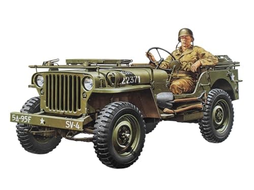 Maqueta Tamiya del Jeep Willys MB en escala 1:35