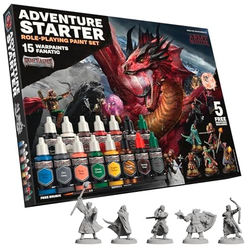 The Army Painter GameMaster Adventure Starter Set, 15 colores