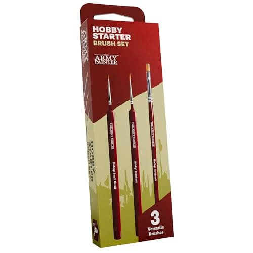 The Army Painter Hobby Starter Brush Set, 3 pinceles