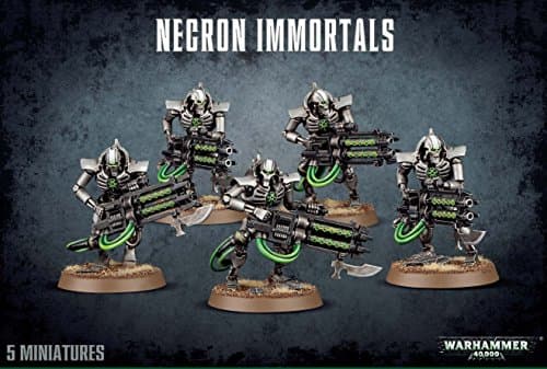 Miniaturas Necron, Immortals y Deathmarks, Warhammer 40.000